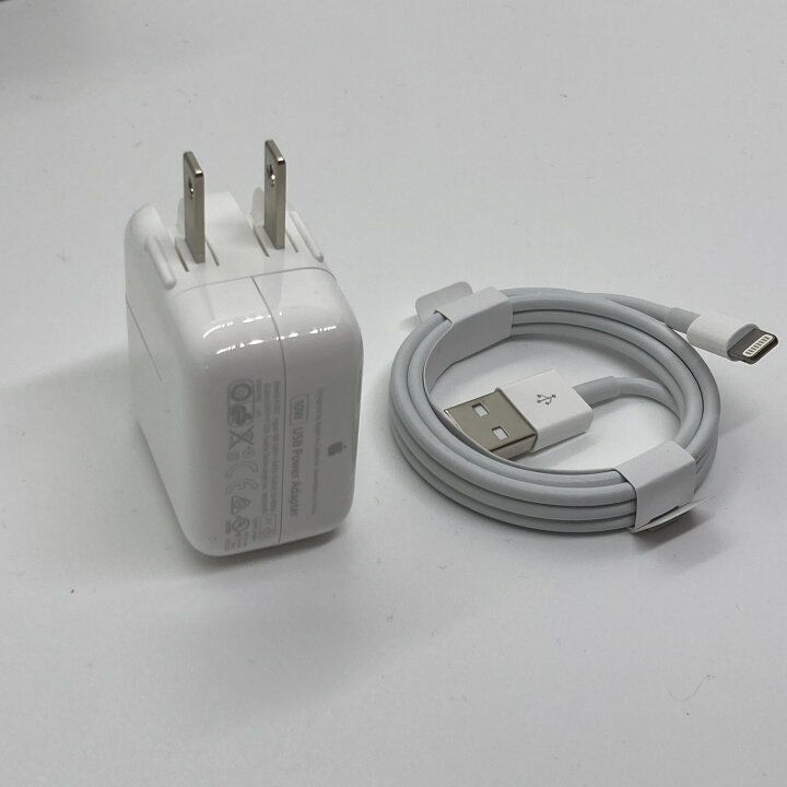 楽天市場】【Apple純正品】Apple 10W USB 電源アダプタ + Lightning 