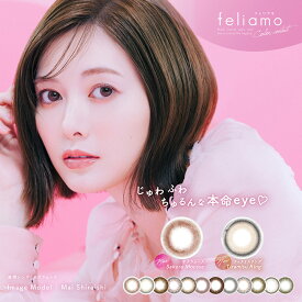 2箱セット　フェリアモ （10枚入/1箱）Feliamo1day≪1日使い捨て≫カラコン 度あり 度なし ワンデー 1day