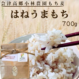 もち麦 700g はねうまもち ふくしま福の宝箱 福島 会津 高郷町産 国産 米不足 食物繊維 健康 ダイエット腸内環境 ヘルシー雑穀 糖質オフ 無添加 雑穀 スーパーフード グルテンフリー もちもち食感 保存食 玄米と一緒に 炊き込みご飯