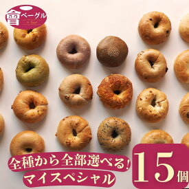 【新商品あり】Ai Bagel 全種類から選べるマイスペシャル15個セット 全21種類から 5種 3個ずつ 選べる ベーグル 送料無料 パン 冷凍 朝食 保存食 もちもち 国産小麦 無添加 低カロリー ダイエット お取り寄せグルメ