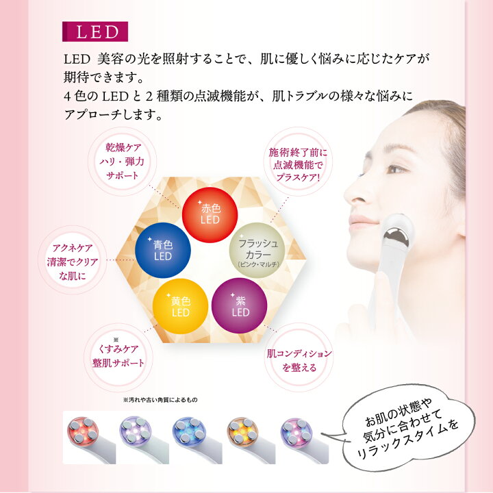 楽天市場】美顔器 リフトアップ ビューティフェイスマシン EMS led 