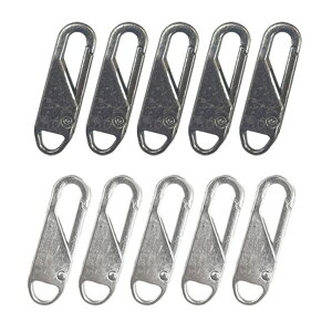 ファスナー 引き手 引手 ジッパー 持ち手 チャーム 長方形 つまみ 修理 交換 補修 チャック パーツ 取っ手 金具 バッグ 服 ポーチ ハンドメイド 手芸 材料 ブラック シルバー アンティーク お