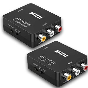 P5{ }\Z[AV to HDMI ϊ Ro[^[ AV to HDMI ϊ [q RCA to HDMI USBP[ut 1080p 720P ϊ RlN^ Ή fW^ AiO I[fBI AV2HDMI