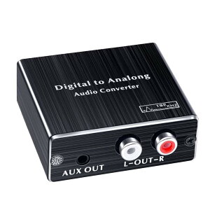 uLO܁Iv fW^ DAC AiO ϊ ÉRCA+3.5mmXeIo I[fBI ϊ fW^ AiO ϊ DARo[^[ Digital to Analog Converter \  192Kh