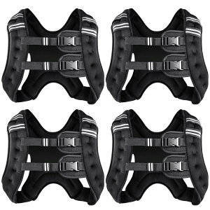 ウエイトベスト 10kg パワージャケット ウェイトベスト ウエイトジャケット 反射テープ 加重ベスト 通気 フィットネス 高負荷 ジャケット トレーニング 筋トレ 耐摩耗 男女兼用 夜間安全 反