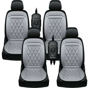 カーシート ヒーター ホットカーシート 12v車用 シートヒーター 車用 即暖 シートヒーター シートカバー シガー 電源 12V シガーソケット 座席ヒートクッション 取付簡単 運転席 助手席 防寒