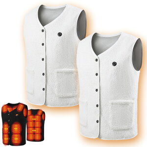 電熱ベスト ボアベスト ヒーターベスト 発熱 温熱ベスト バッテリー別売り 内蔵 16ヒーター 即暖かい 即暖 防寒 洗濯可 メンズ レディース 登山 キャンプ スキー 散歩 スケート 釣り アウトド
