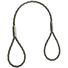 アイビッグ 玉掛ワイヤー（ダブルロープ　安全ひげなしテーパーロック） 20mm 6m 生産物賠償責任保険付 労働安全衛生規則第475条及びクレーン等安全規則第219条適合品