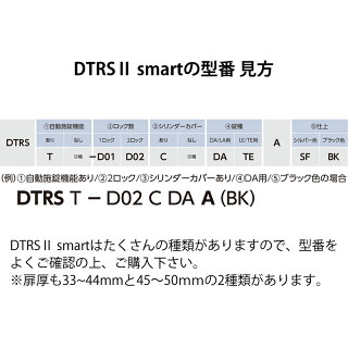 MIWA 電動サムターンユニット DTRS2smart 1ロック DTRS-D01CTEA-SF DT33〜44