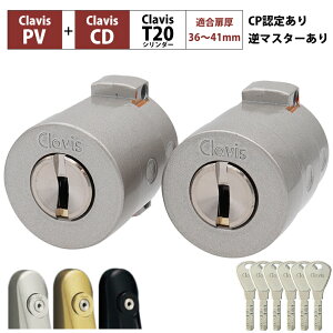 Clavis NrX p T20 V_[ PV PVS   DIY փhA }V DT36`41mm 2L[ Vo[ S[h ubN