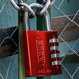 ABUS(アバス)社製ナンバー可変式南京錠 145IB ブルー