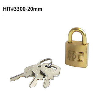 HITシリンダー南京錠 #3300-20mm 同一キー仕様(同番)キーナンバー:211