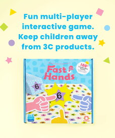 FAST HANDS おもちゃ 2人対戦 カードゲーム 知育玩具 遊具 小学生 室内 3歳 4歳 5歳 男の子 女の子 子供 幼児 赤ちゃん 幼稚園 保育園 2人対戦 親子で楽しむ 練習 勉強 数字 数遊び 脳を育む クリスマス お正月 誕生日プレゼント ギフト