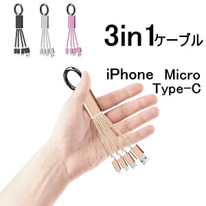 iPhoneP[u 3in1[dP[u iPhone17P[u USB Type-C ^ Xgbv }[d iCP[uType-C ϋv iPhone16/15 17Air 17Pro 17ProMax [dP[u Micro USBP[u ^ѕ֗ iPhonep
