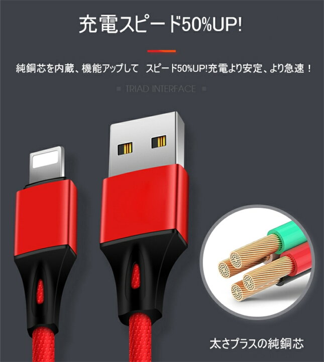 新作アイテム毎日更新 黒 3in1 充電器 iPhone Android USB 変換アダプター sushitai.com.mx