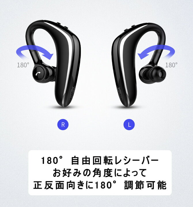 楽天市場】ワイヤレスイヤホン Bluetooth5.2 ブルートゥースヘッドホン 耳掛け型 IPX4 防水 無痛装着 ヘッドセット 超軽量 左右耳通用 180°回転 マイク内蔵 高音質 超長待機 在宅勤務用 ゆうパケット 送料無料 : 愛度楽天市場店 楽天市場】ワイヤレスイヤホン Bluetooth5.2 ブルートゥースヘッドホン 耳掛け型 IPX4 防水 無痛装着 ヘッドセット 超軽量 左右耳通用 180°回転 マイク内蔵 高音質 超長待機 在宅勤務用 ゆうパケット 送料無料 : 愛度楽天市場店