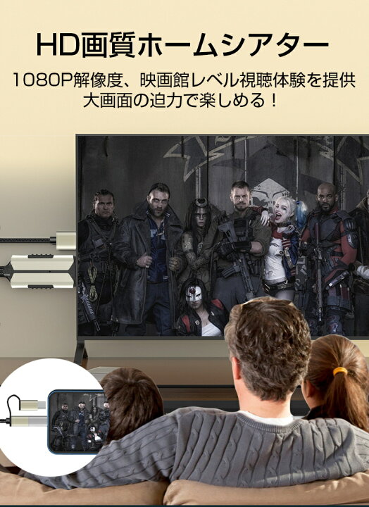 楽天市場】ミラーリングケーブル ミラーキャスト iPhone to HDMI変換アダプタ ケーブル 低遅延 1080P高解像度 スマートフォンを大画面で楽しめる iOS&Android兼用 リモートワーク ゆうパケット 送料無料 : 愛度楽天市場店 楽天市場】ミラーリングケーブル ミラーキャスト iPhone to HDMI変換アダプタ ケーブル 低遅延 1080P高解像度 スマートフォンを大画面で楽しめる iOS&Android兼用 リモートワーク ゆうパケット 送料無料 : 愛度楽天市場店