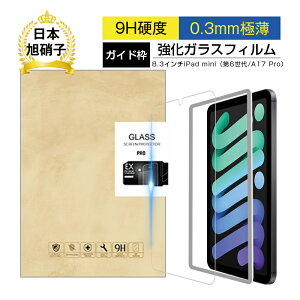 iPad mini (6) KXیtB iPad mini (A17 Pro) 2.5D KXtB ʕیtB XN[یtB tیtB KXV[g ^ubgʃJo[