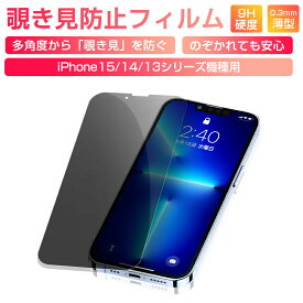 iPhone17 Air 17Pro 17ProMax 覗き見防止フィルム iPhone16 16Plus 16Pro 16ProMax 16e iPhone15 15Plus 15Pro 15ProMax iPhone14 iPhone13 ガラスフィルム 液晶保護フィルム 指紋防止 飛散防止 気泡ゼロ 簡単貼付け 擦り傷防止 ラウンドエッジ加工 高感度タッチ