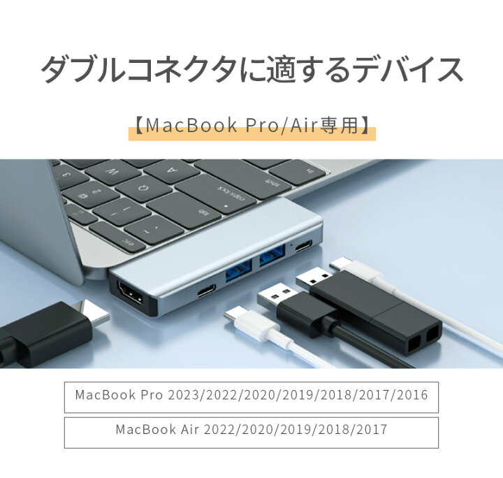 楽天市場】USBハブ ドッキングステーション 5in1 持ち運び便利 防熱 