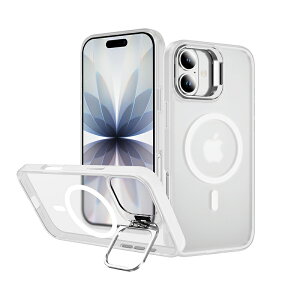 iPhone17 ハイブリッドケース スタンド付き 角度調整可能 iPhone Air/iPhone 17 Pro/iPhone 17 Pro Max マグネット搭載 四隅強化 ソフトフレーム PCボード 軽量 薄型 耐衝撃 摩擦防止 フィット 疎油 防汚 撥
