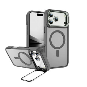 iPhone17 ハイブリッドケース スタンド付き 角度調整可能 iPhone Air/iPhone 17 Pro/iPhone 17 Pro Max マグネット搭載 四隅強化 ソフトフレーム PCボード 軽量 薄型 耐衝撃 摩擦防止 フィット 疎油 防汚 撥