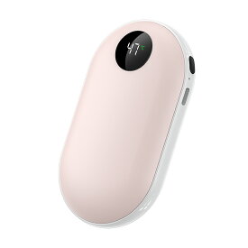 電気カイロ ハンドウォーマー モバイルバッテリー 6800mAh 大容量 2in1 3段階温度調整 ポータブル 防寒 スマホ充電 長時間使用 小型 軽量 持ち運び便利 寒さ対策 USB-A出力 Type-C充電 通勤 通学 旅行 アウトドア 非常電源 2026年新発売 贈り物【PL保険加入済み製品・安心】