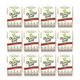 パレスチナ　オリーブ石けん12個セット｜ざくろ入り｜皮脂の油分を取りすぎないからお肌にやさしくシンプルで高品質なパレスチナ・オリーブ石けんざくろ入り