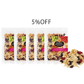 グラノーラオリジナル6袋セット。甘味はメープルシロップだけ。油・砂糖・添加物不使用