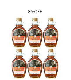 リックさんのメープルシロップ6本8％OFF。ゴールデン（デリケートテイスト）は、4段階あるメープルシロップの等級のうち一番高い等級で、 生産量割合がメープルシロップ全生産量の5～15%と、大変希少。