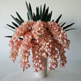 造花アーティフィシャルシンビジュームM-ピンク高さ90cm×巾55cm造花・光触媒