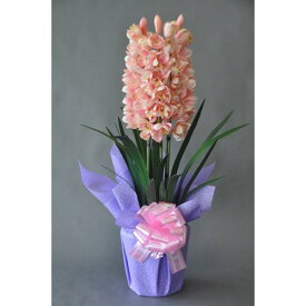 造花アーティフィシャルシンビジューム-ピンク 3本立　高さ85cm×巾40cm造花・光触媒