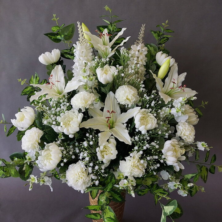 楽天市場】仏花アレンジ（造花）光触媒 : 愛フラワー＆グリーン 楽天市場店