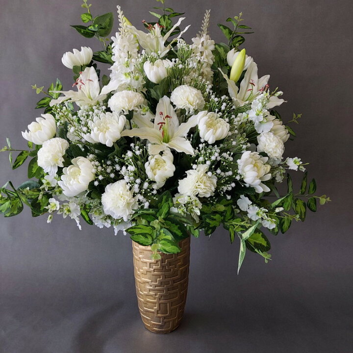 楽天市場】仏花アレンジ（造花）光触媒 : 愛フラワー＆グリーン 楽天市場店