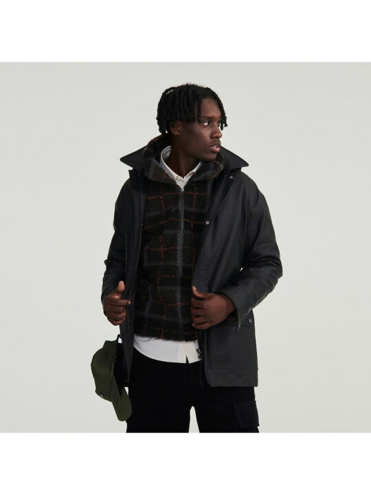 楽天市場】【SALE／40%OFF】ラバータッチフーデッドジャケット AIGLE 