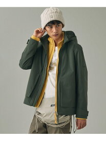 透湿防水 防風 フーデッドジャケット AIGLE エーグル ジャケット・アウター マウンテンパーカー グレー ブラック【送料無料】[Rakuten Fashion]