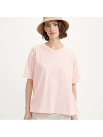 【SALE／30%OFF】ショートスリーブクルーネックTシャツ AIGLE エーグル トップス カットソー・Tシャツ ピンク ホワイト【RBA_E】【送料無料】[Rakuten Fashion]