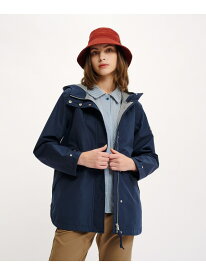 【SALE／20%OFF】GORE-TEX ゴアテックス 防水 透湿 防風 3レイヤーフーデッドジャケット RP AIGLE エーグル ジャケット・アウター マウンテンパーカー ネイビー グリーン ベージュ【RBA_E】【送料無料】[Rakuten Fashion]