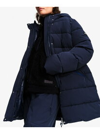 撥水 インサレーション ミドルパフコート ジャケット AIGLE エーグル ジャケット・アウター ダウンジャケット・ダウンベスト ネイビー ホワイト【送料無料】[Rakuten Fashion]