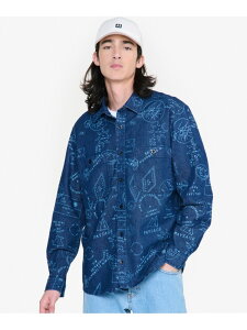 �ySALE�^50%OFF�z�v�����g �I�[�o�[�T�C�Y �����f�j���V���c AIGLE �G�[�O�� �g�b�v�X �V���c�E�u���E�X �u���[�yRBA_E�z�y���������z[Rakuten Fashion]