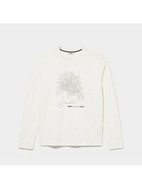 【SALE／40%OFF】【AIGLE for more trees】 チャリティ グラフィック 長袖Tシャツ #3 AIGLE エーグル トップス カットソー・Tシャツ ホワイト ブルー【RBA_E】【送料無料】[Rakuten Fashion]