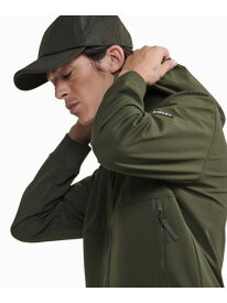 【SALE／40%OFF】撥水 ソフトシェル ストレッチ フリースジップアップパーカー AIGLE エーグル ジャケット・アウター ナイロンジャケット グリーン ブラック【RBA_E】【送料無料】[Rakuten Fashion]