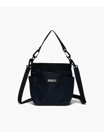 【SALE／20%OFF】撥水 ネイバーフッド ショルダーバッグ AIGLE エーグル バッグ ショルダーバッグ ブラック パープル【RBA_E】【送料無料】[Rakuten Fashion]