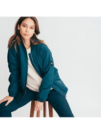 【SALE／50%OFF】撥水 MA1 パテッドミッド ブルゾン AIGLE エーグル ジャケット・アウター ブルゾン・ジャンパー ベージュ グリーン【RBA_E】【送料無料】[Rakuten Fashion]
