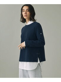 【SALE／30%OFF】サイドスリットボタン クルーネックフリースプルオーバー AIGLE エーグル トップス スウェット・トレーナー ネイビー ホワイト【RBA_E】【送料無料】[Rakuten Fashion]