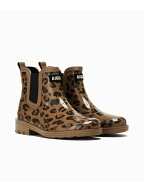 【SALE／30%OFF】カーヴィル ヒョウ柄プリント サイドゴア レインブーツ AIGLE エーグル シューズ・靴 レ…