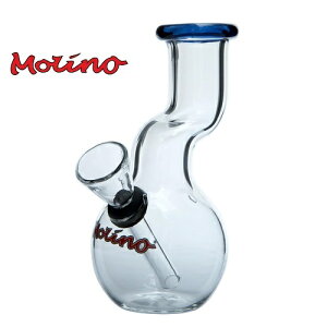 Molino Glass mini Bong 6 - モリノ ミニ ガラスボング （110mm）[ベントネック]ガラスパイプ 水パイプ ガラスボング