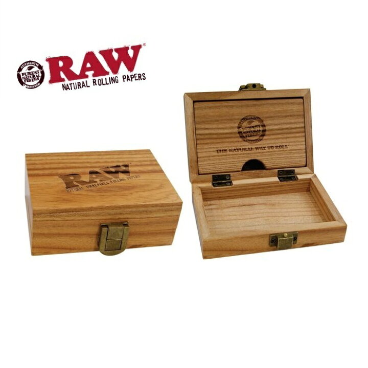 楽天市場】RAW WOODEN ROLLING BOX - ロウ ウッドボックス【収納ケース 