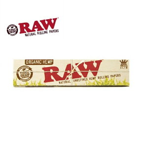 RAW ORGANIC HEMP KING SIZE SLIM - ���E �I�[�K�j�b�N �w���v�y�[�p�[ �L���O�T�C�Y�X���� [�^�o�R�p ���� �W���C���g�y�[�p�[]