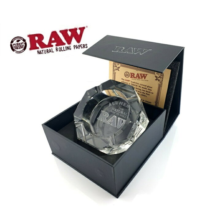 楽天市場】RAW CRYSTAL GLASS ASHTRAY LIMITED EDITION - ロウ 